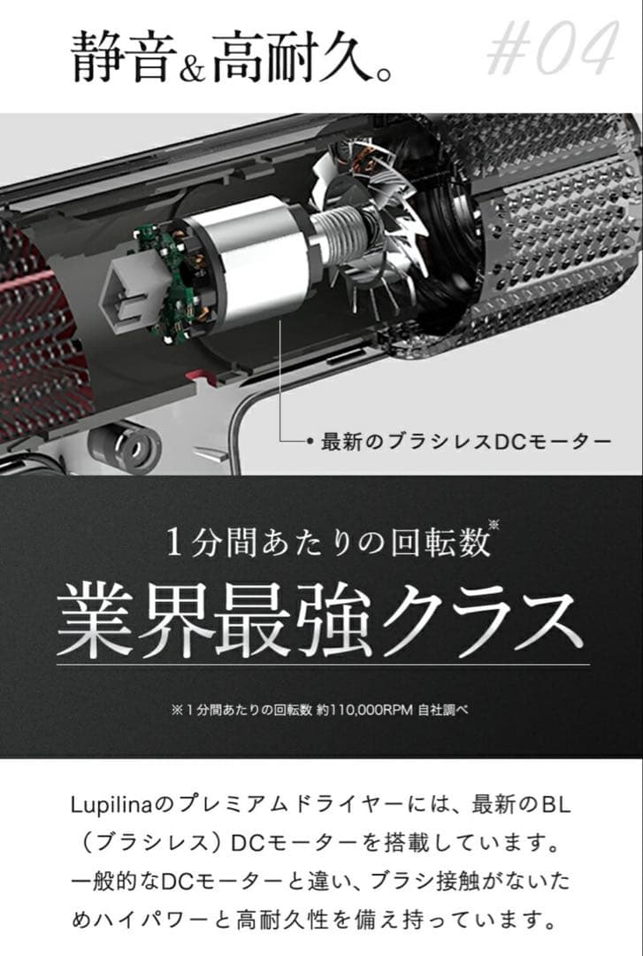 【新品/未使用】プレミアムドライヤー Lupilina(R)