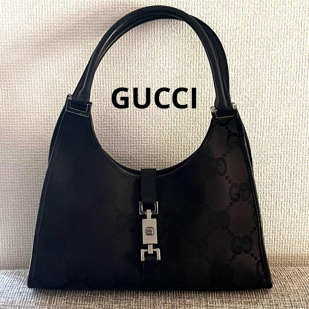 グッチ ジャッキーライン GGキャンバス ショルダーバッグ GUC - メルカリ