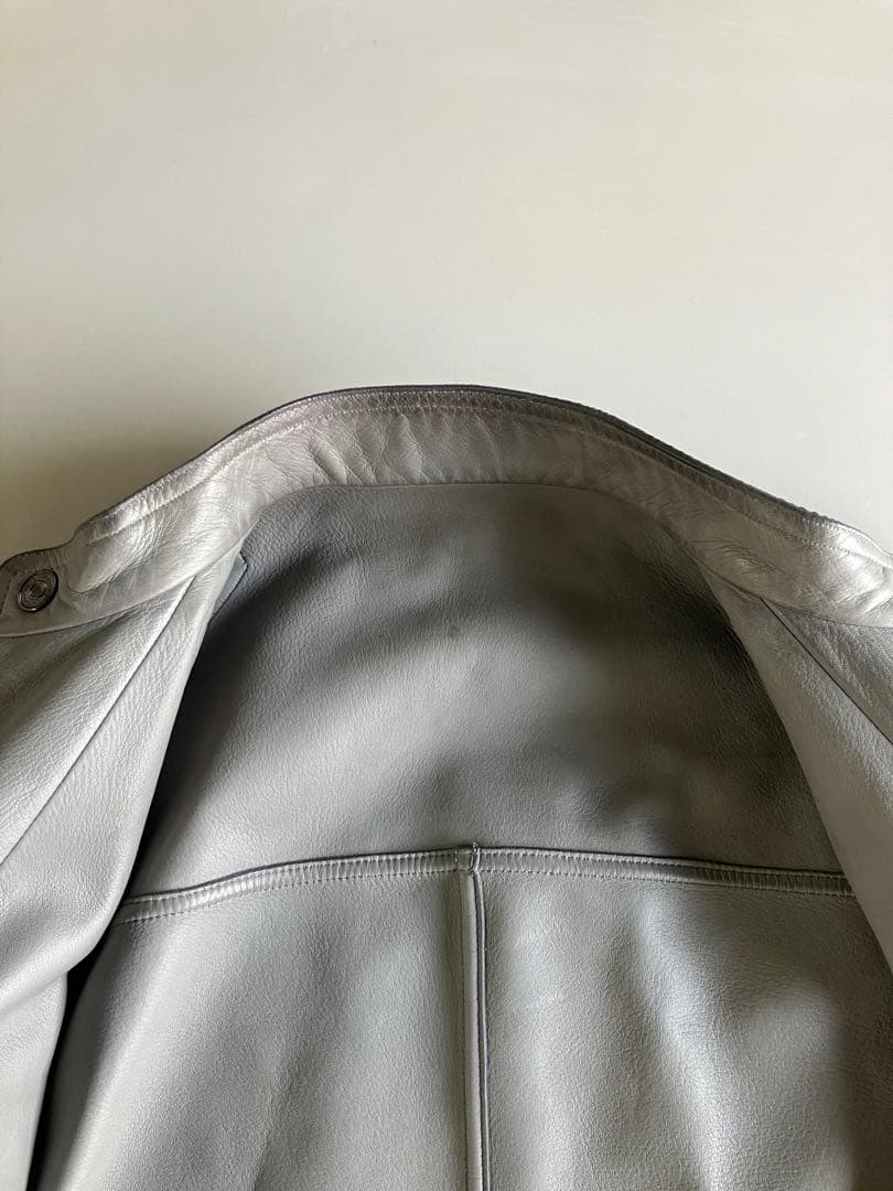 TOMFORD トムフォードスエードシングルライダースグレー44 最高級