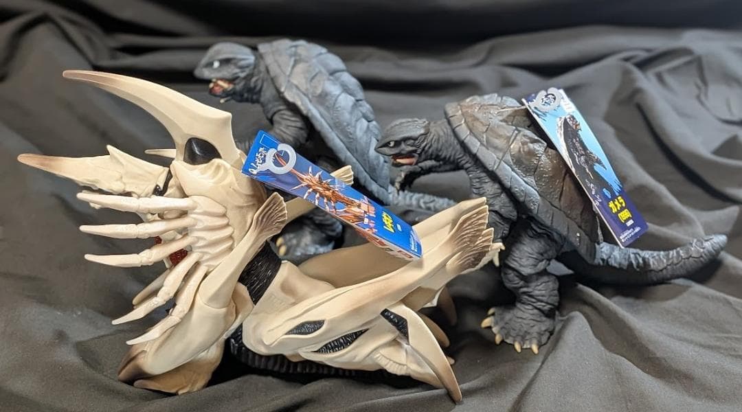 平成ガメラ＆レギオン（バンダイ）ムービーモンスター ソフビ３体セット