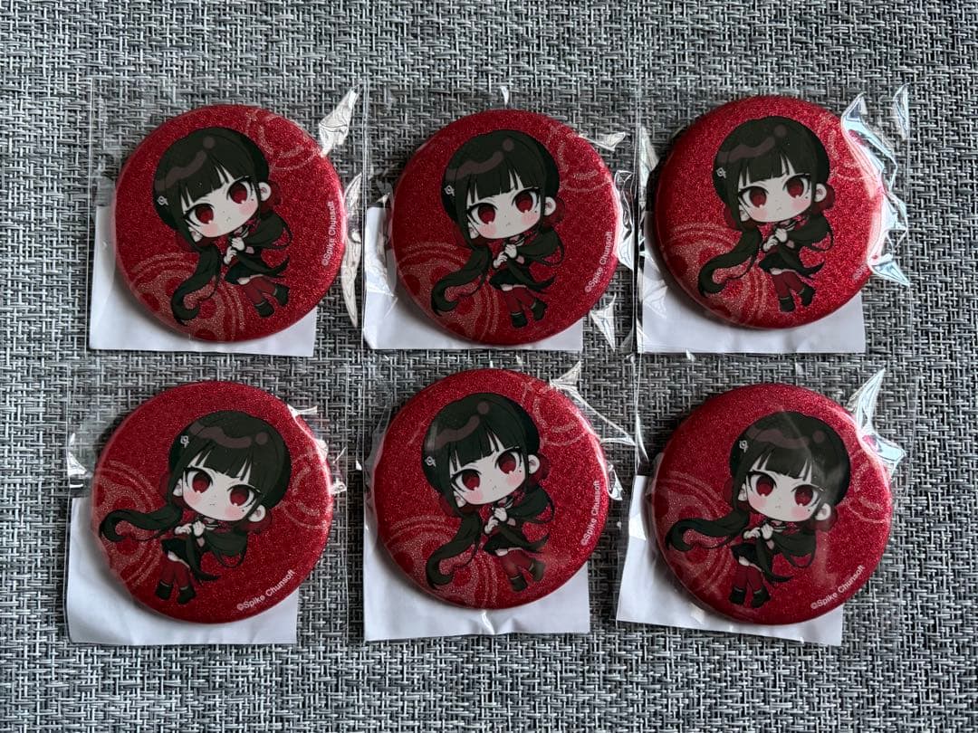 ダンガンロンパ くじ 上倉エク D賞 缶バッジ グリッター缶バッジ 春川