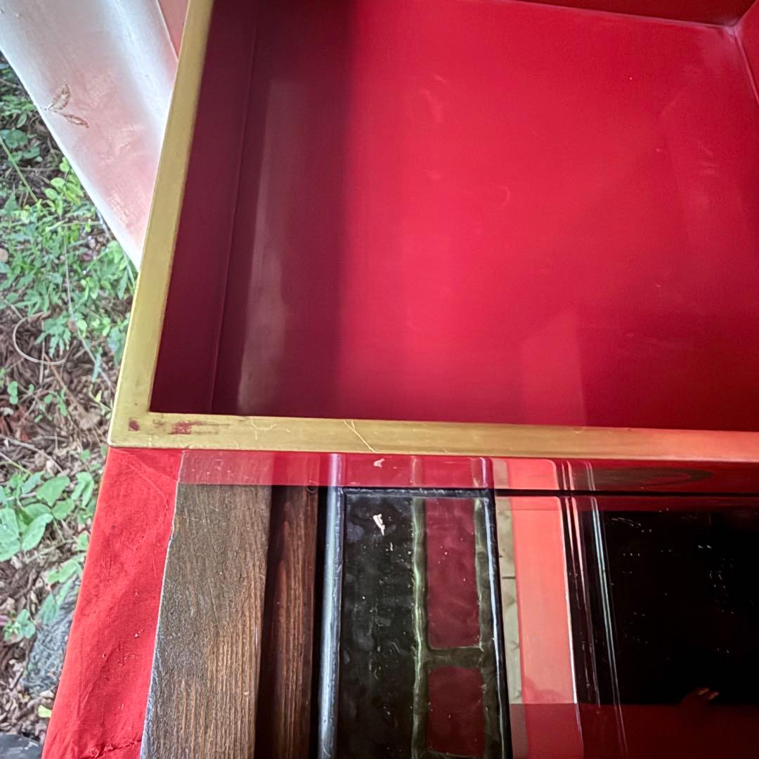 2212様感謝‼️「松」JAPAN 特産　輪島 蒔絵五段重二枚蓋　欅春慶塗り木箱入