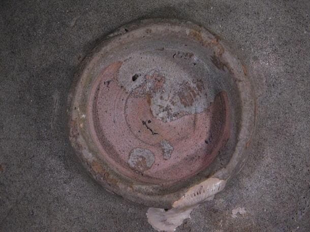 茶道具 会寧 青磁茶碗（時代茶碗）／海上がり・李氏朝鮮】