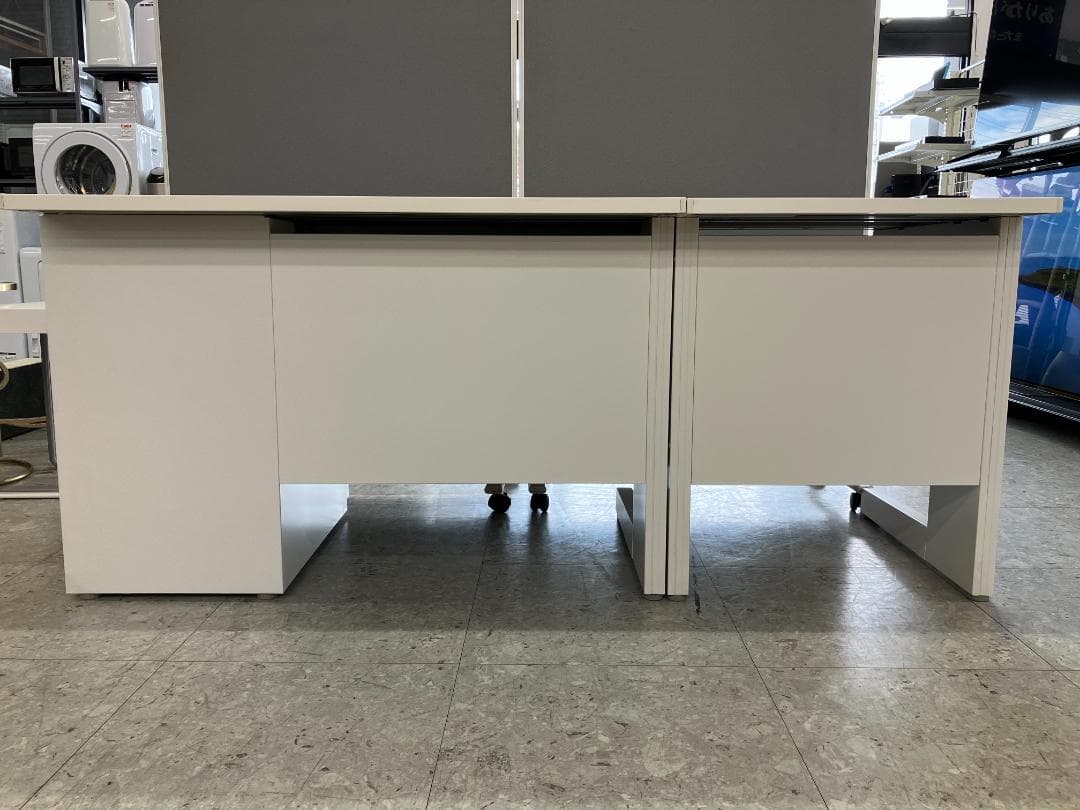 内田洋行 デスクシステム サイドデスク付き JOIFA307 ホワイト①