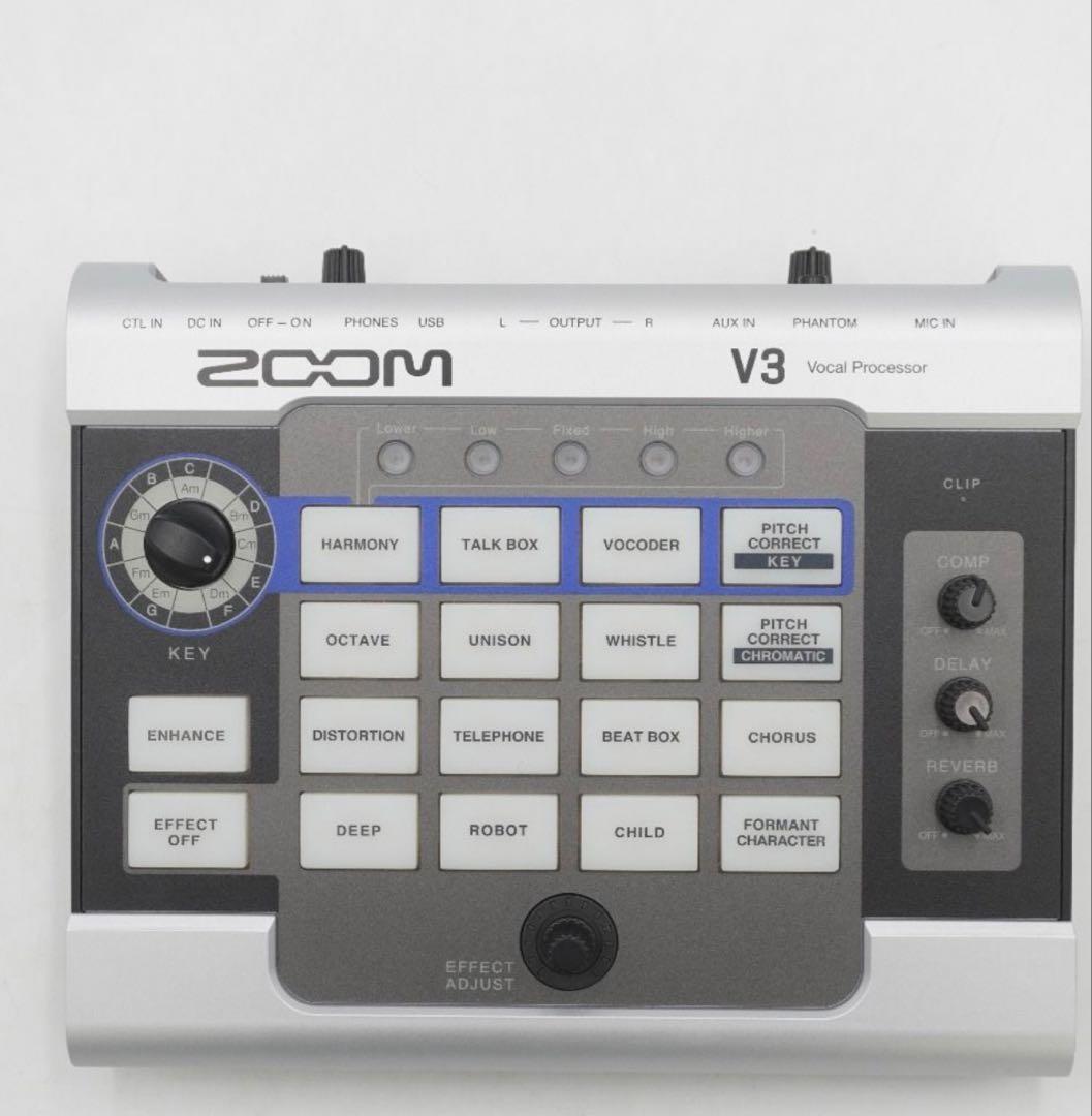 ZOOM ボイスチェンジャー ボーカルエフェクター V3 - メルカリ