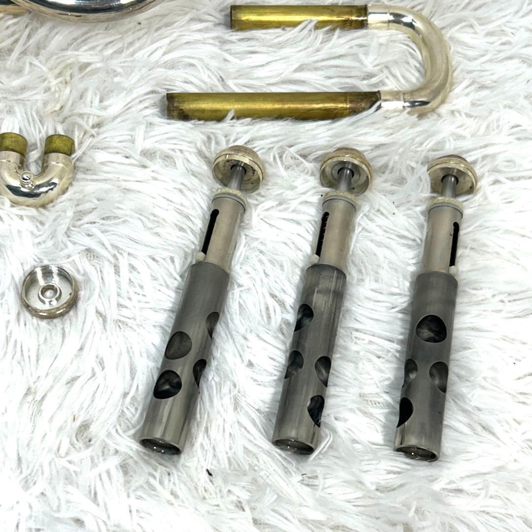 美品】YAMAHA ヤマハ YCR-3330S コルネット シルバー 動作確認