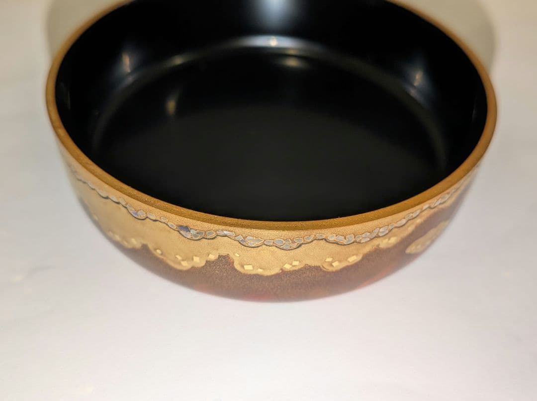 赤富士 平棗』蒔絵 新井宗賀作 新井満平 輪島塗加賀茶器表千家裏千家