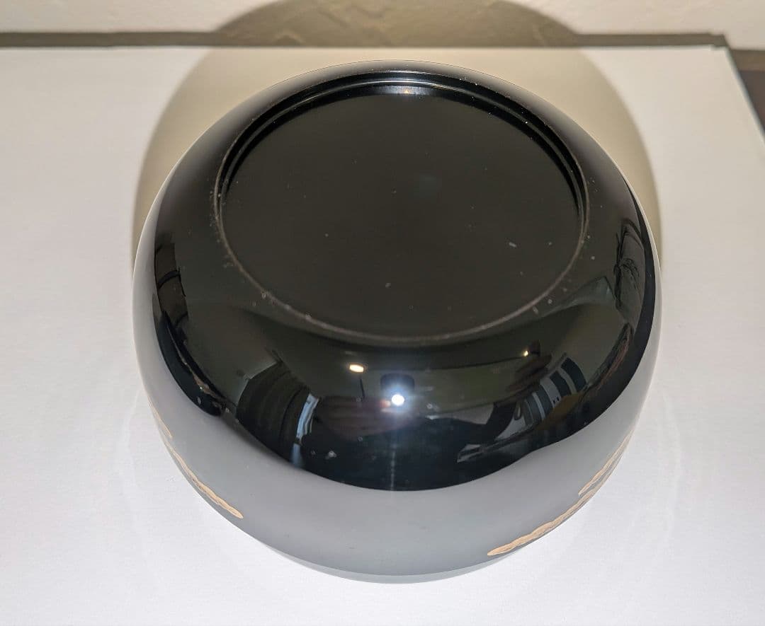 赤富士 平棗』蒔絵 新井宗賀作 新井満平 輪島塗加賀茶器表千家裏千家