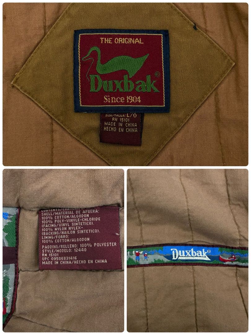 Duxbak 90s ビンテージ ハーフムーン ハンティングジャケット L