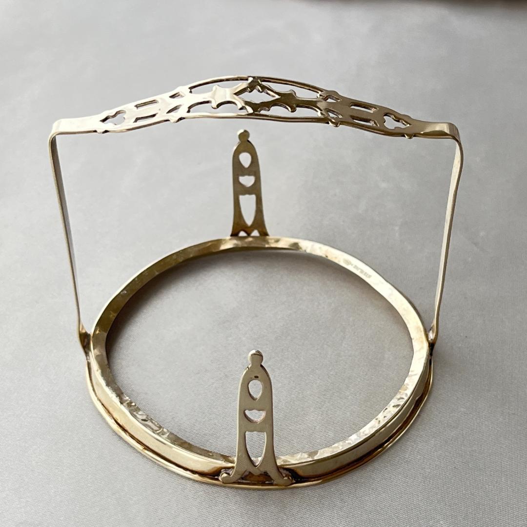 【WEBSTER】 【純銀/ガラス】コースター 8枚 / ホルダー スターリング