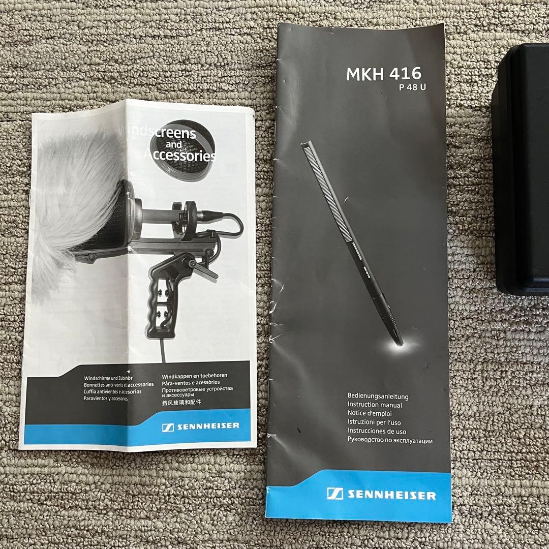 SENNHEISER ゼンハイザー MKH416 P48U ショットガンマイク他