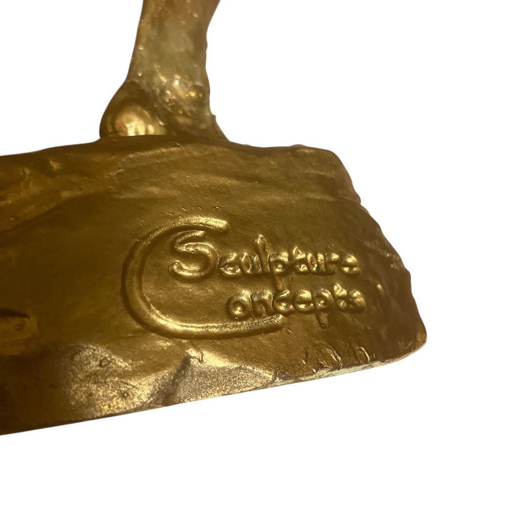 希少 ボディビルダー像 マッスル 筋肉美 ボディビル トロフィー USA製 黄金