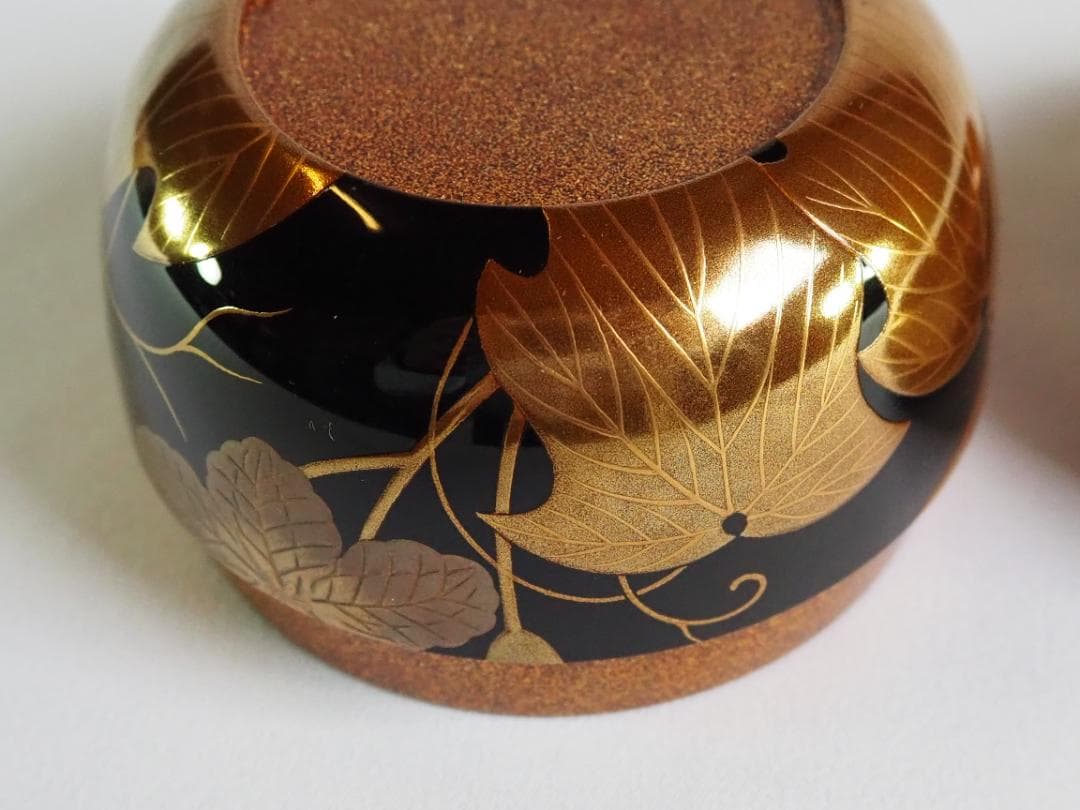 裏千家15世鵬雲斎御書付『夕顔絵平棗』2代川瀬表