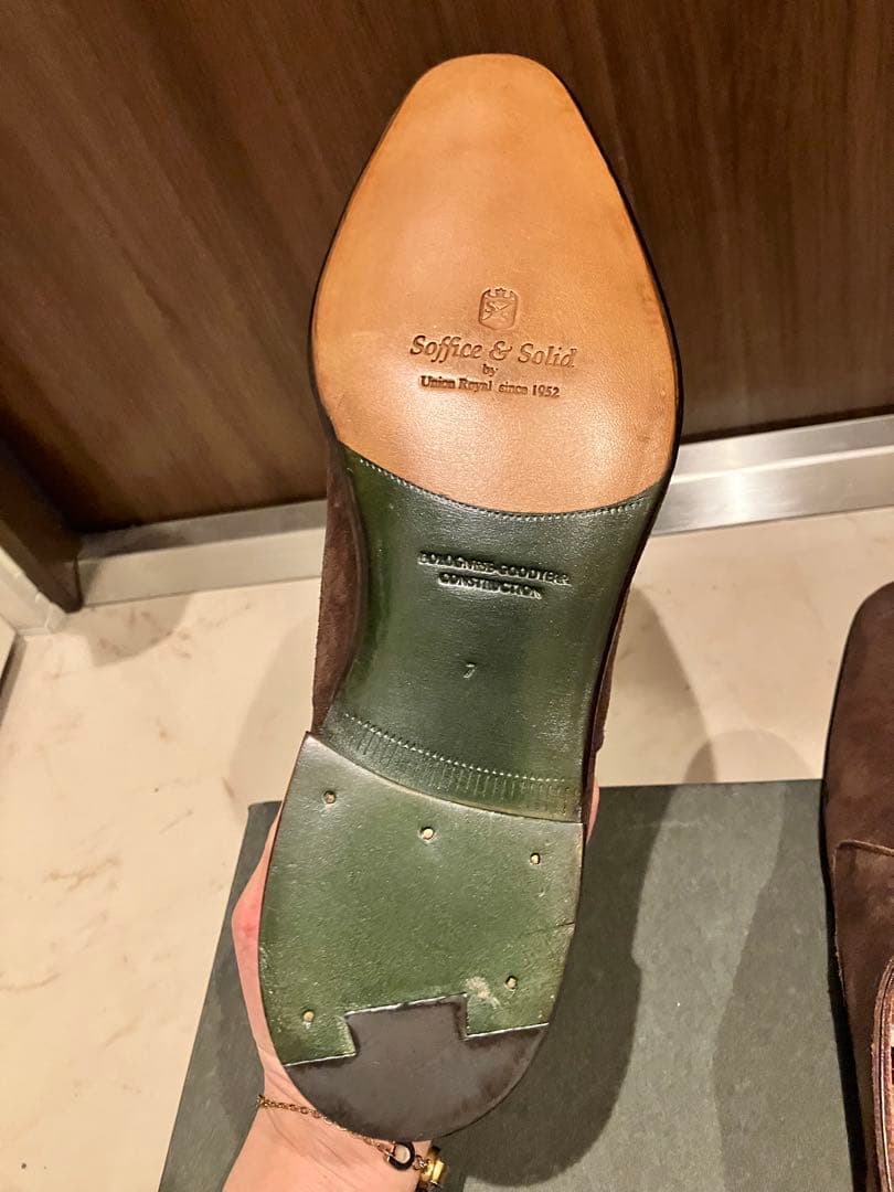 Soffice&Solid ソフィスアンドソリッド スエードシューズ