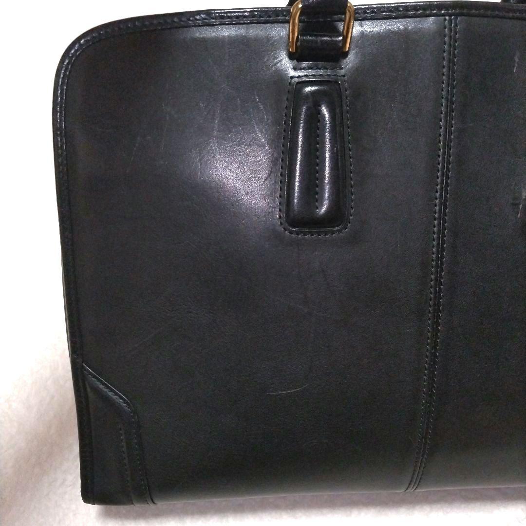 【美品】FUJITAKA フジタカ ゴールド金具 本革 ビジネス ブリーフケース