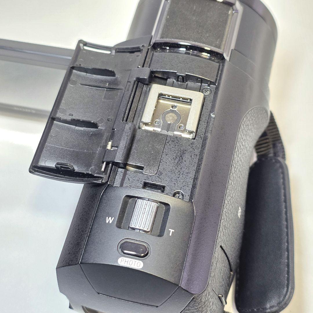 【美品】SONY 4Kビデオカメラ FDR-AX45　大容量バッテリー2個付き