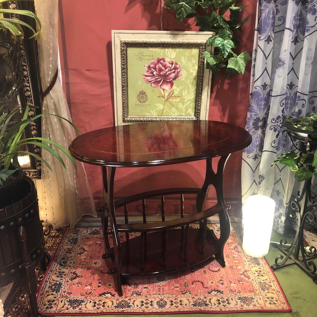 Sale 70's ヴィンテージ スピンドルポストラックサイドテーブル