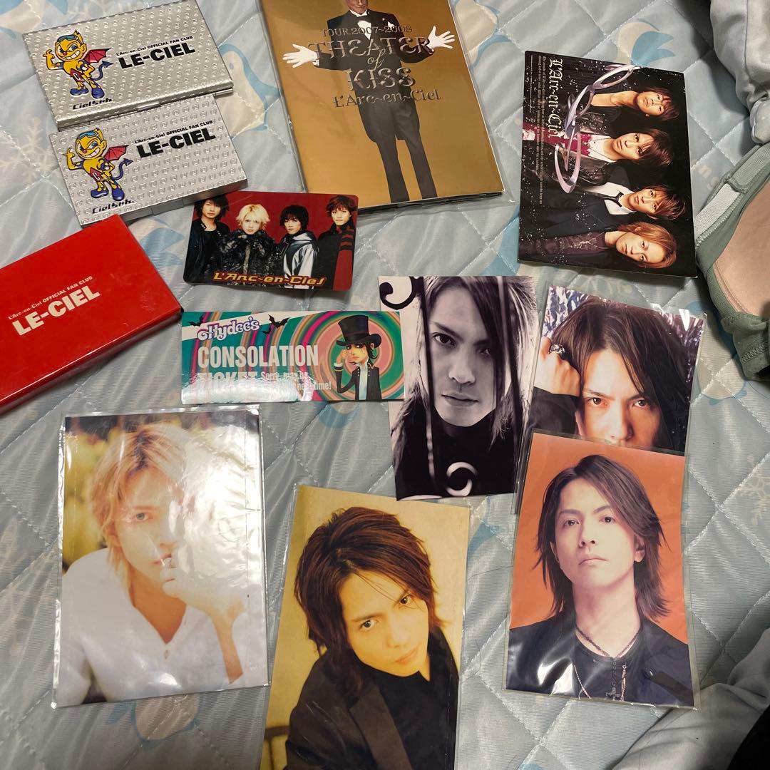 L'Arc~en~Ciel 会報 雑誌 写真集 ライブパンフ チラシ cdでー