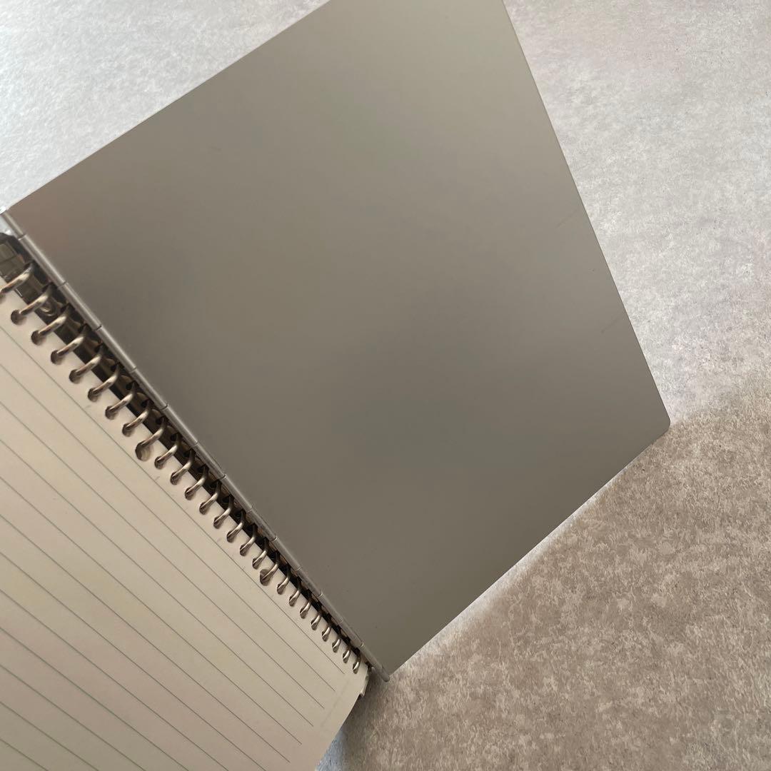 無印良品【激レア】B5サイズ26穴 アルミバインダー - メルカリ