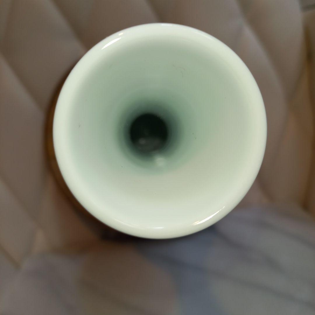 の*り様 井上萬二 百合 花 花瓶 壺 緑 茶器