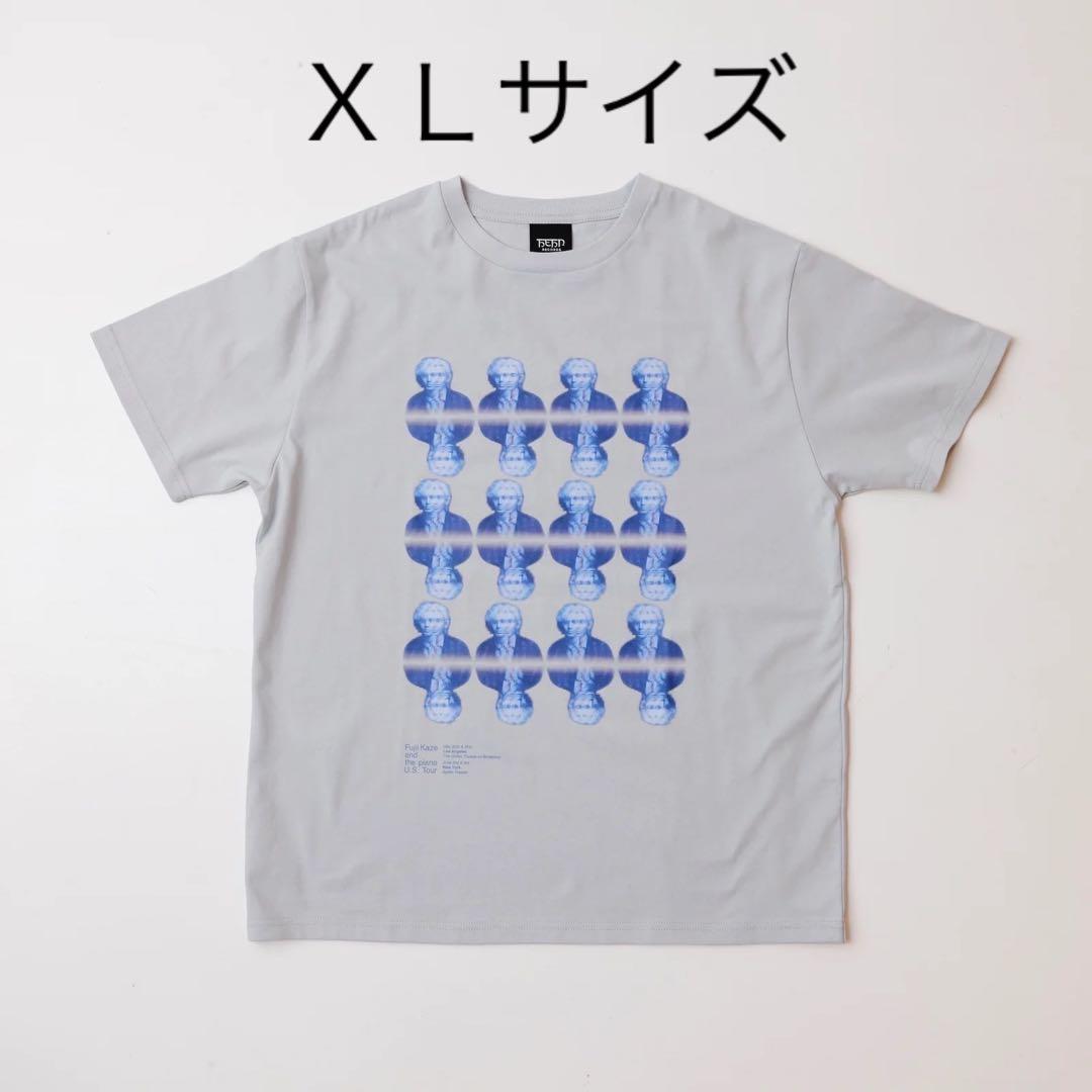 藤井風 Fujii Kaze Tシャツ グレー XL サイズ アメリカツアー - メルカリ