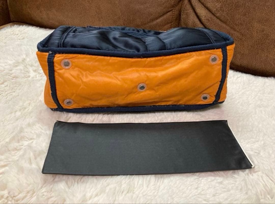 美品☆ ヘッドポーター PORTER ミニボストン バッグ ネイビー 吉田カバン