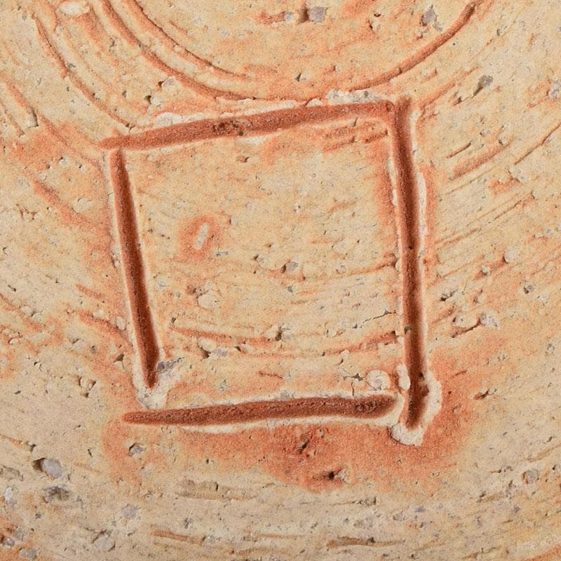 北大路魯山人作 網目文 銘々皿 五客 銘「磯風」 清水公照極め