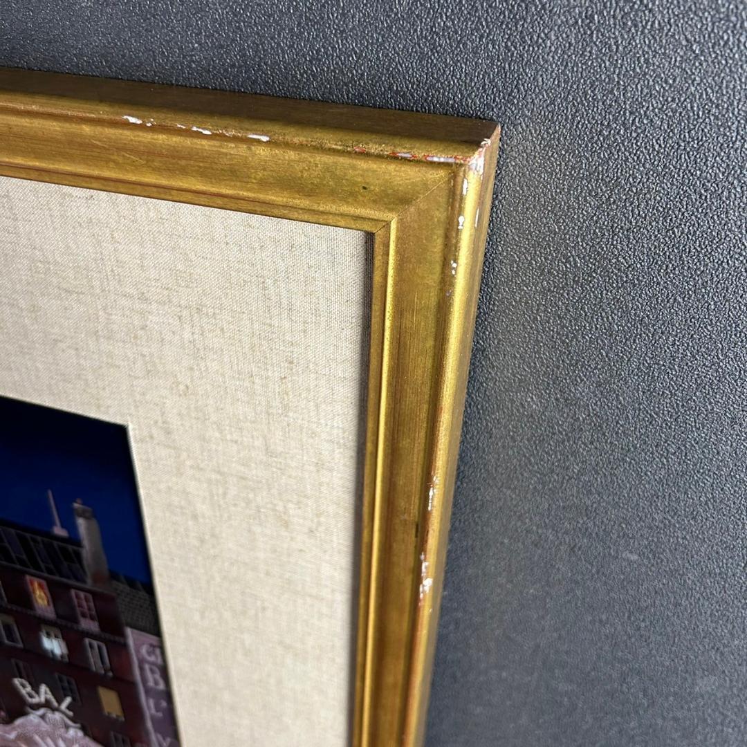 美品 ミッシェル・ドラクロワ「ムーランルージュ」ポスター 額縁入り