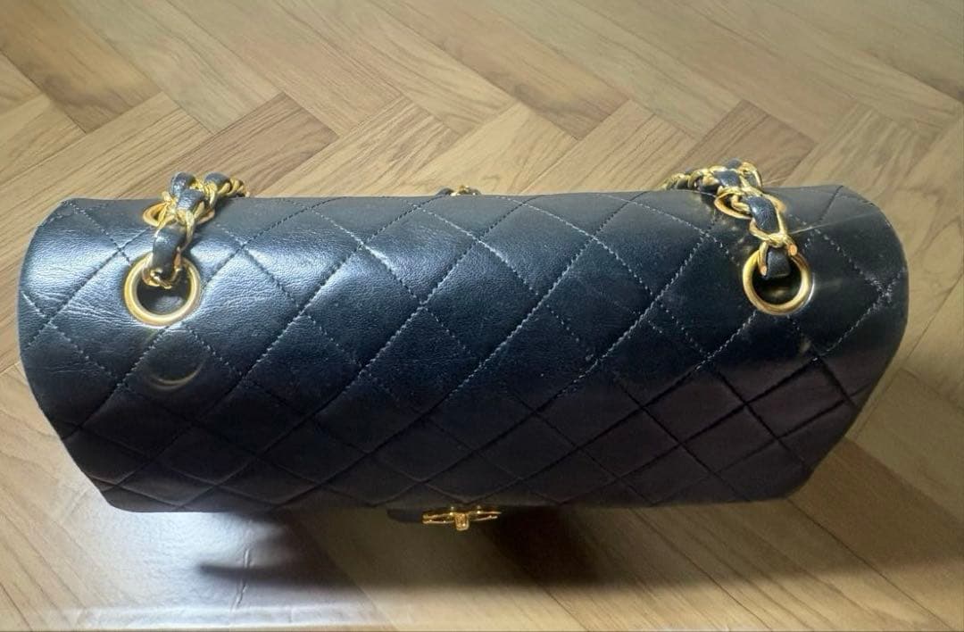 シャネル CHANEL ショルダーバッグ マトラッセ 25 Wチェーン