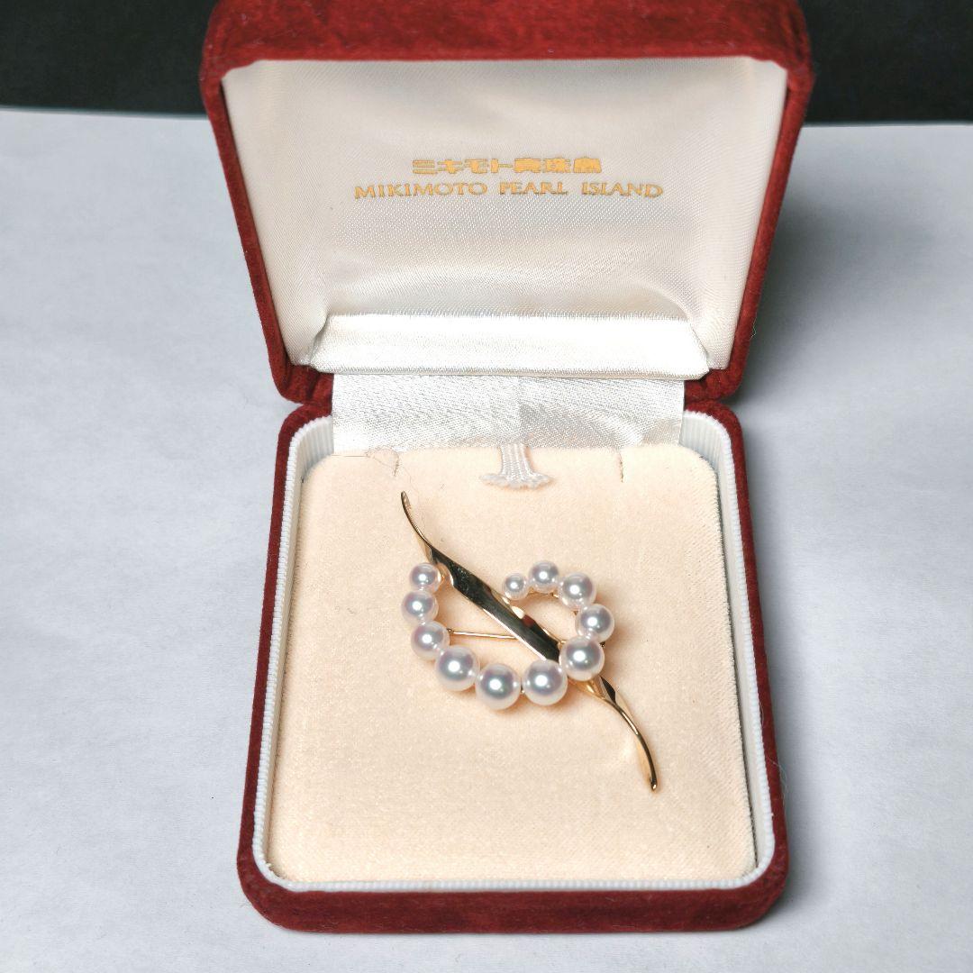 美品 最高級】ミキモト ブローチ パール サークル K18 愛子様 ご着用