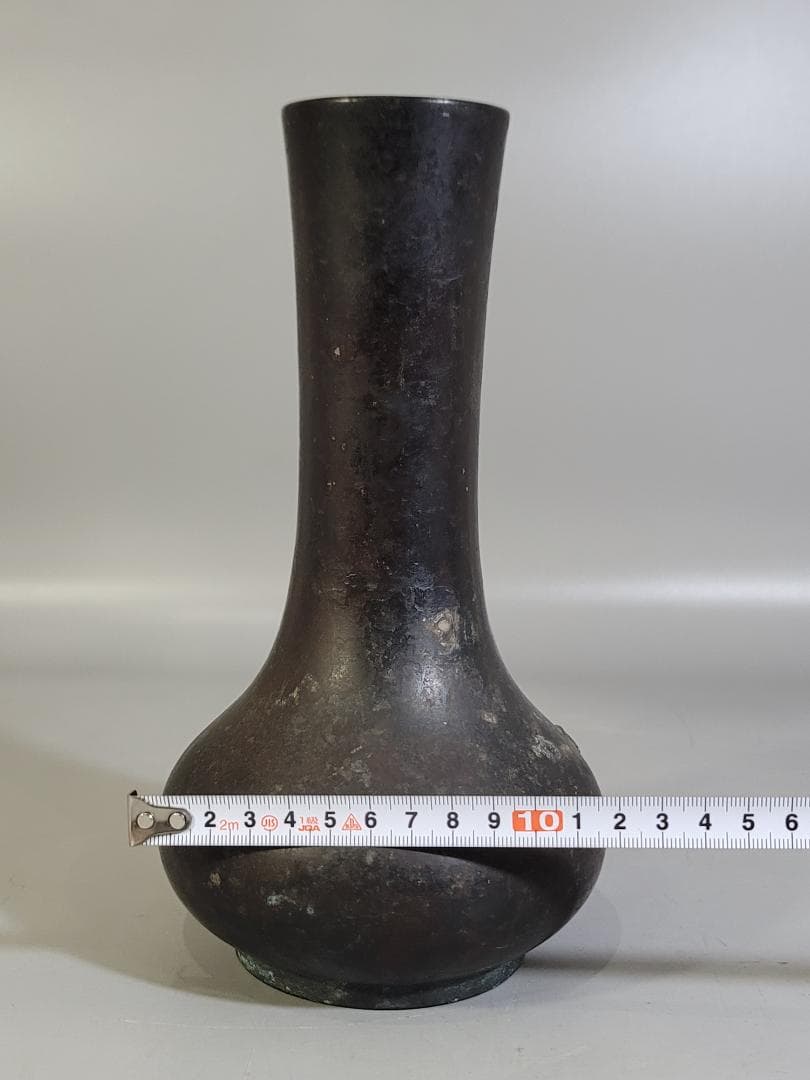 古銅 花生 在印 茶道具 DT406