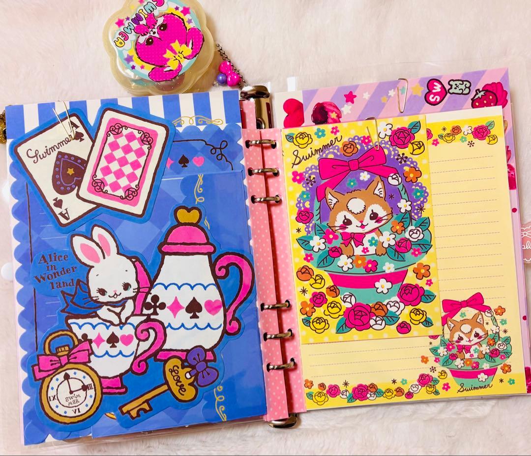 おすそ分けファイル　A5バインダー　【特別大容量　限定1点】　スイマーのみ