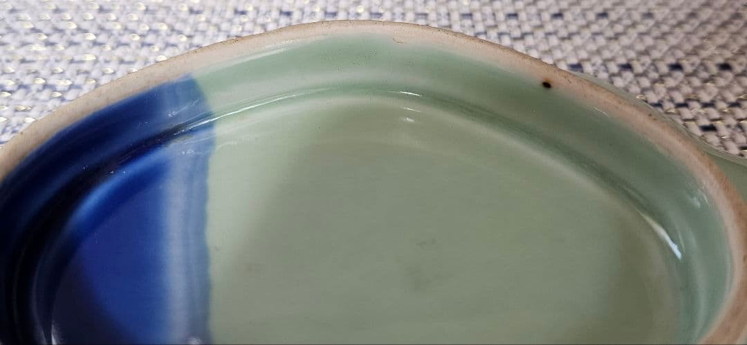 名品 ❗】江戸時代 柿右衛門様式 青磁瑠璃釉 蓮葉形 極細密 鳳凰