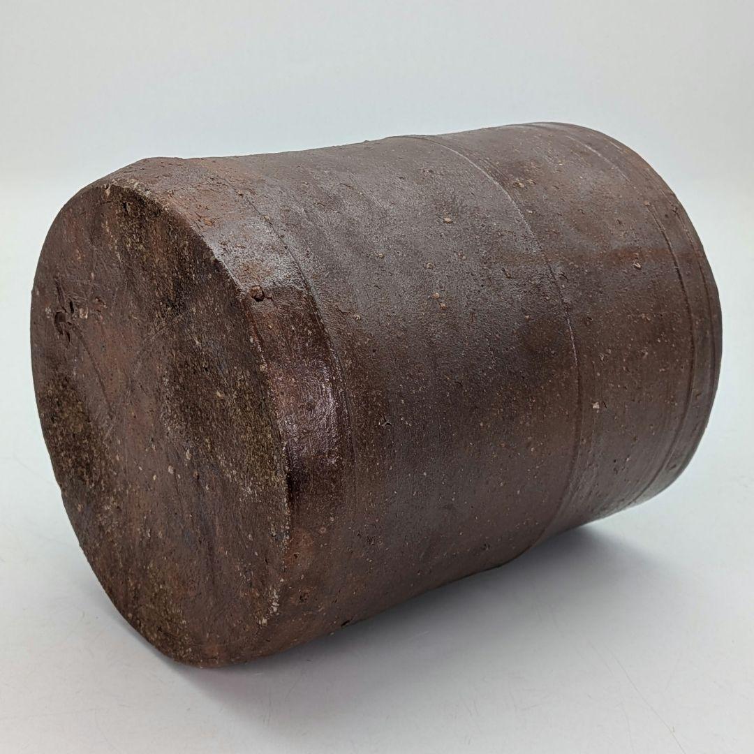 人間国宝 藤原啓 備前焼 水指 共箱共布栞 抹茶道具 茶器 塗り蓋 食器 水差