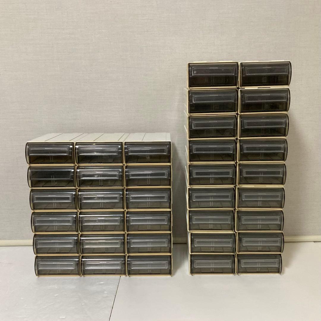 サカセ カセッター 収納ケース 小物入れ 引き出し 連結 日本製 36個