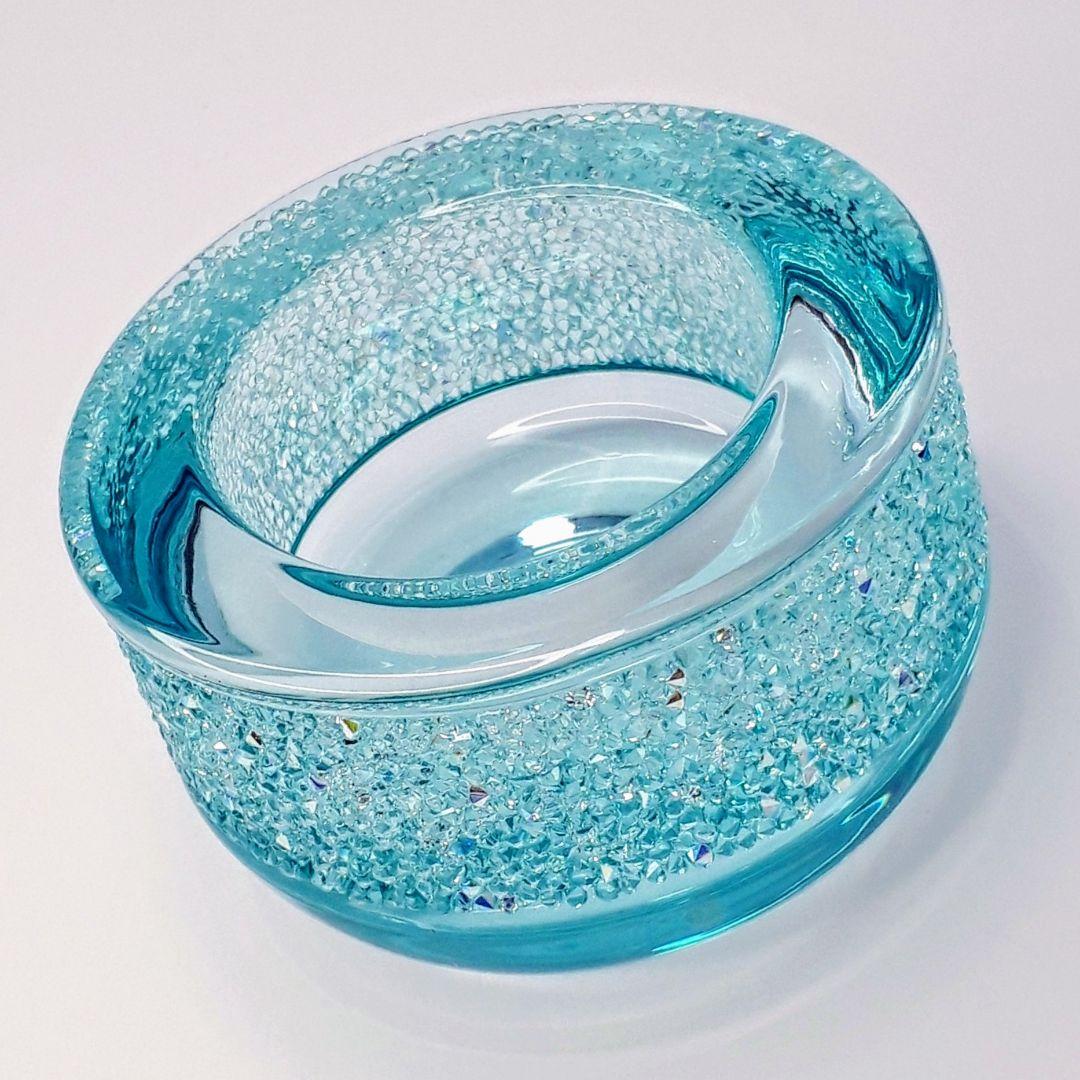 スワロフスキー【SWAROVSKI】 クリスタル置物 小物入れ オブジェ