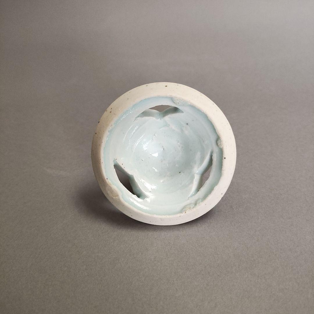 村田眞人(真人)　色絵木菟(みみずく)香炉　村田亀水