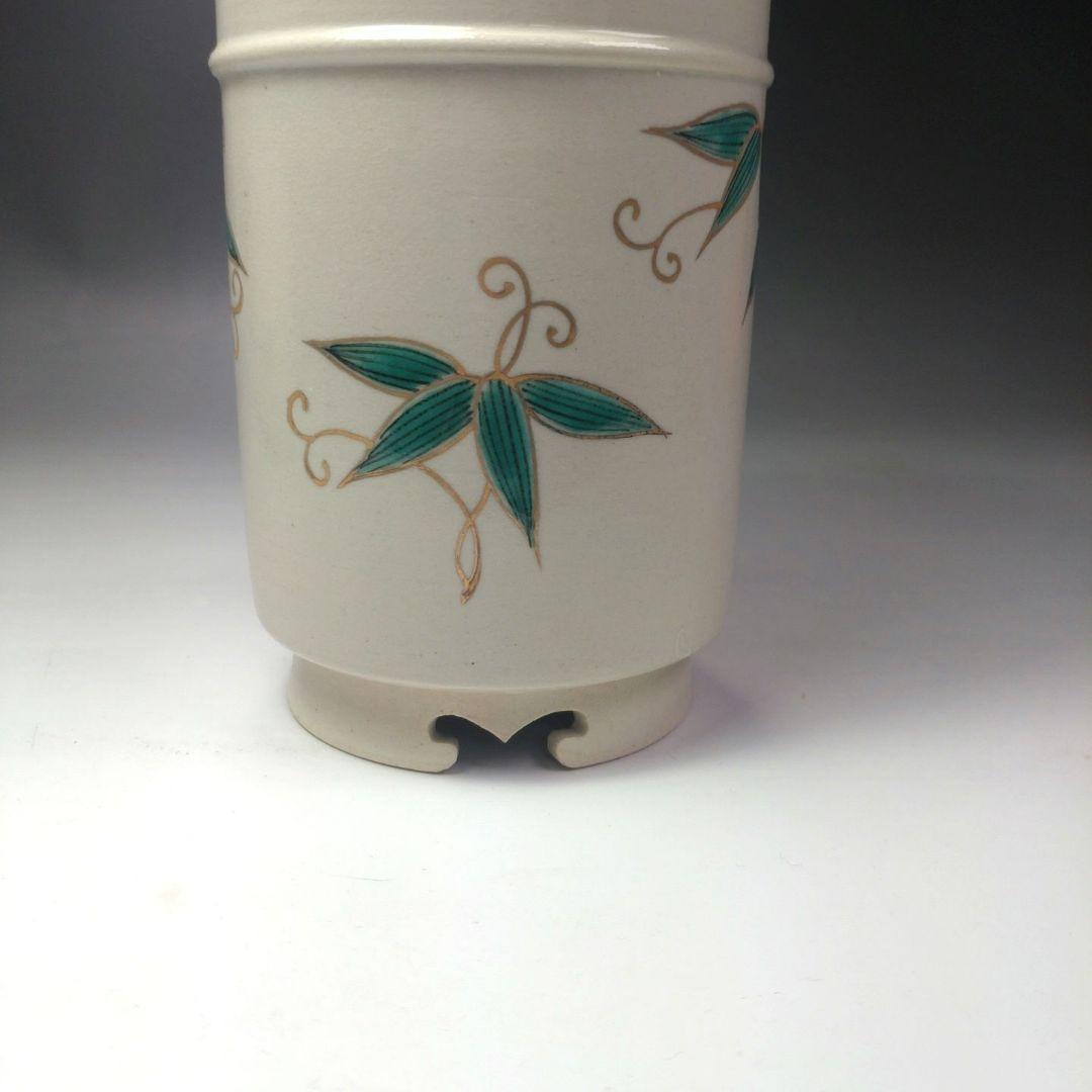 イ50 皆具『犬山 竹の絵 在銘 共箱』茶道具 水指杓