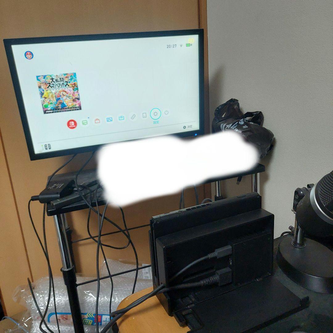 【動作品】Switch本体 バッテリー強化版 箱付き 付属品完品