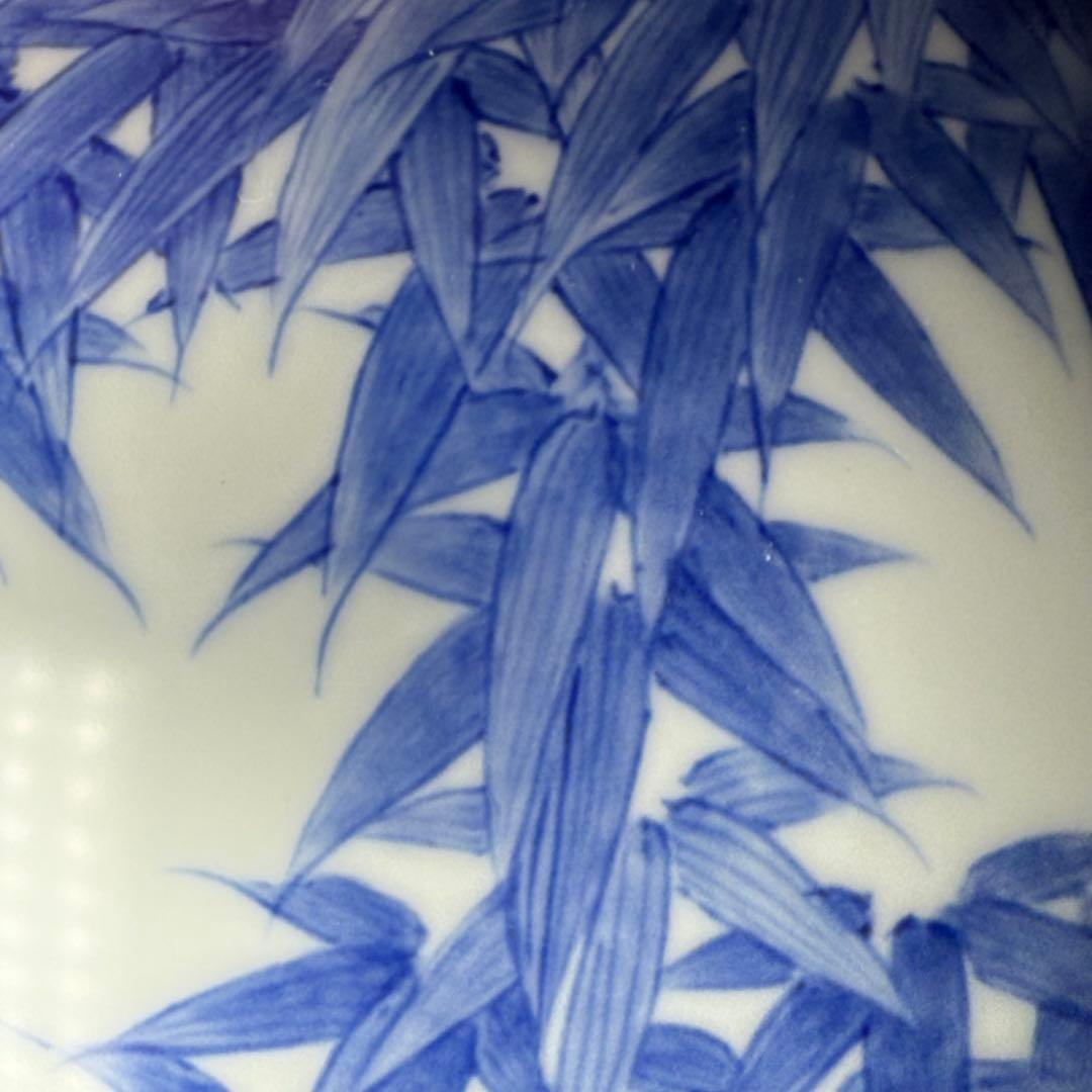 鍋島御庭焼 市川光春 本人作 最高位作 色鍋島竹梅図