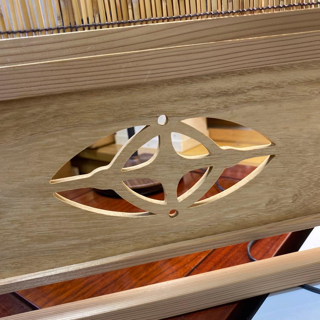 茶道具】七宝透かし風炉先 葦簾 襖セット