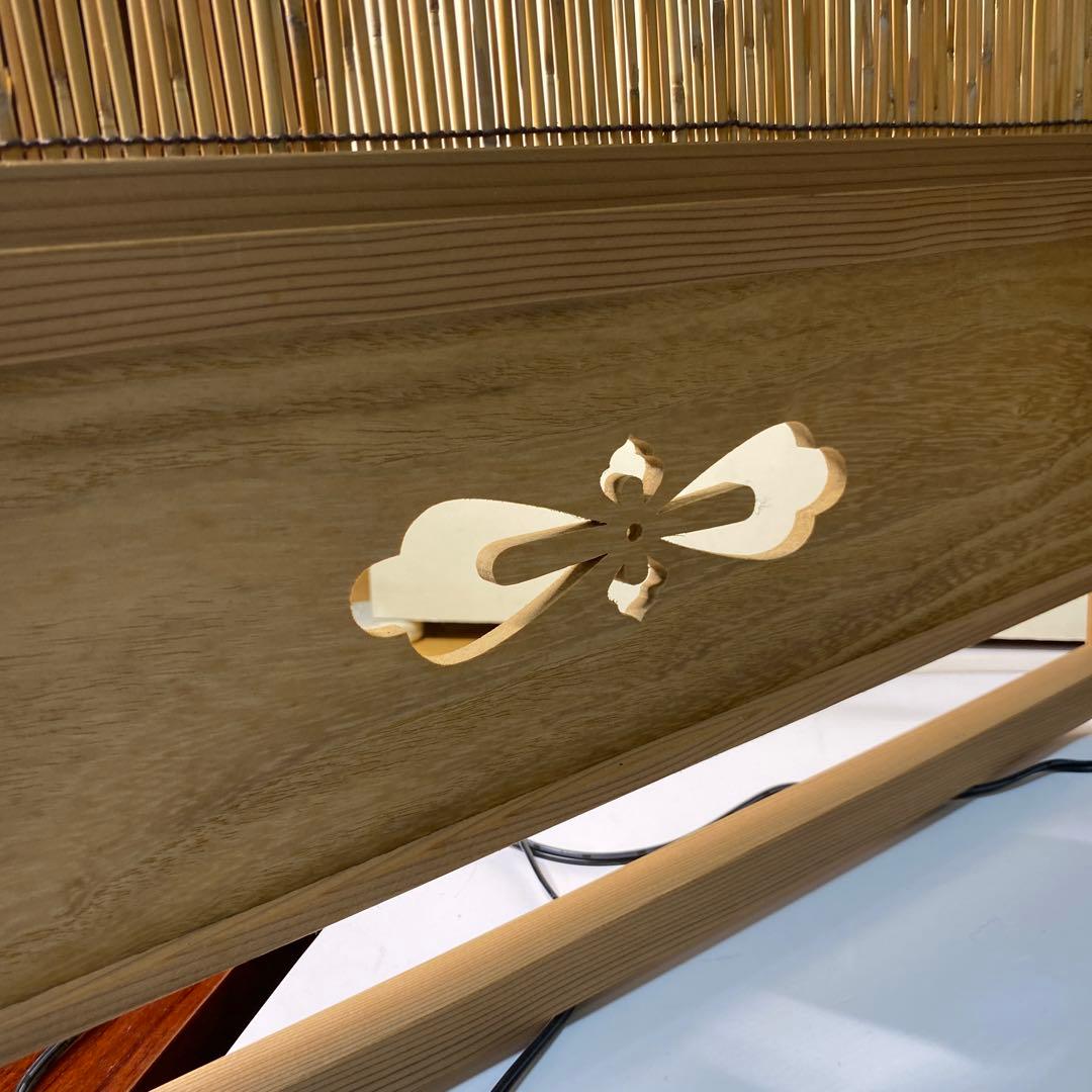 茶道具】七宝透かし風炉先 葦簾 襖セット