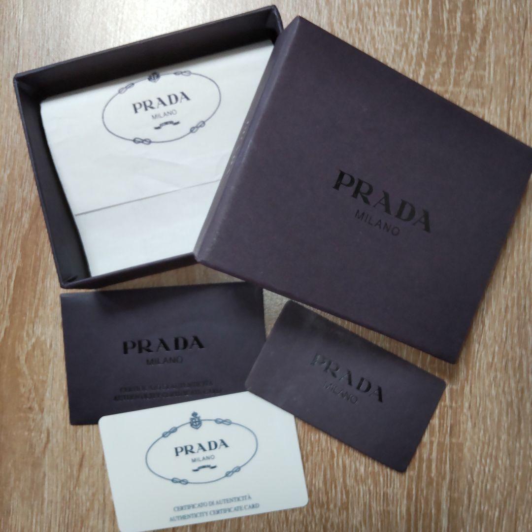 PRADA ブラック ナイロン 6連 キーケース 箱付き 三角ロゴプレート