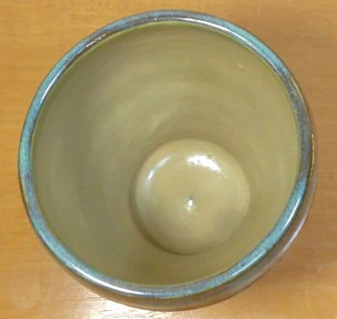 人間国宝 金城次郎 ゴブレット 栞 共箱 美品 壺屋焼 やちむん 壷屋焼 希少品