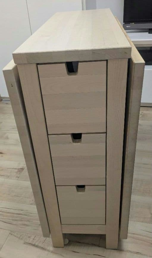 【美品】【廃盤品】【早い者勝ちです。】IKEA NORDEN折りたたみテーブル