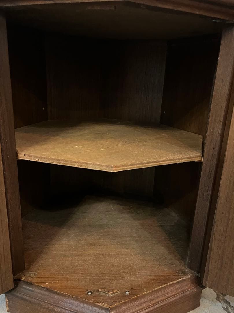 スペイン アンティーク オクタゴンサイドテーブル