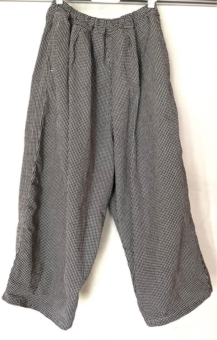 フレンチブリュ別注ORDINARY FITSボールパンツコットンリネンチェック