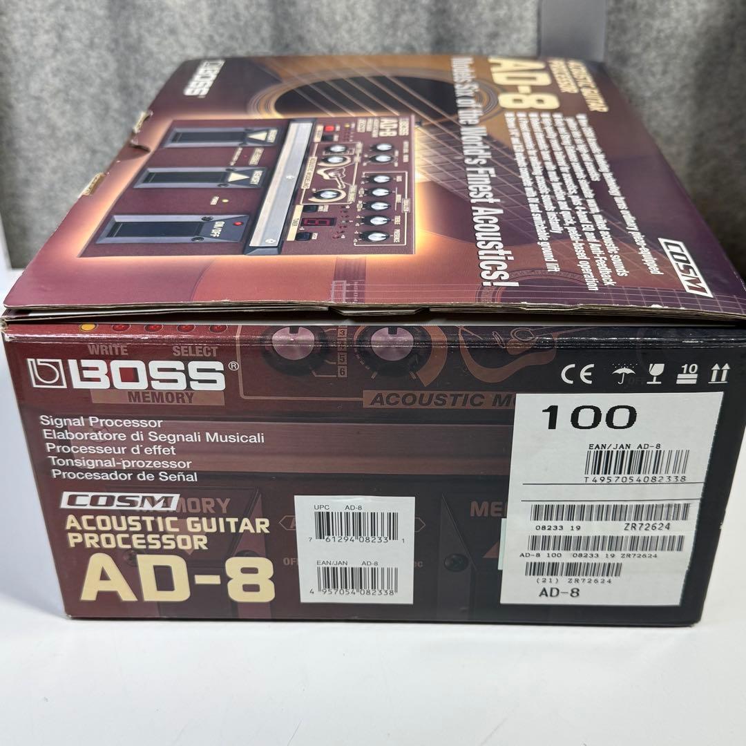 ジャンク品】BOSS AD-8 アコースティックギター エフェクター