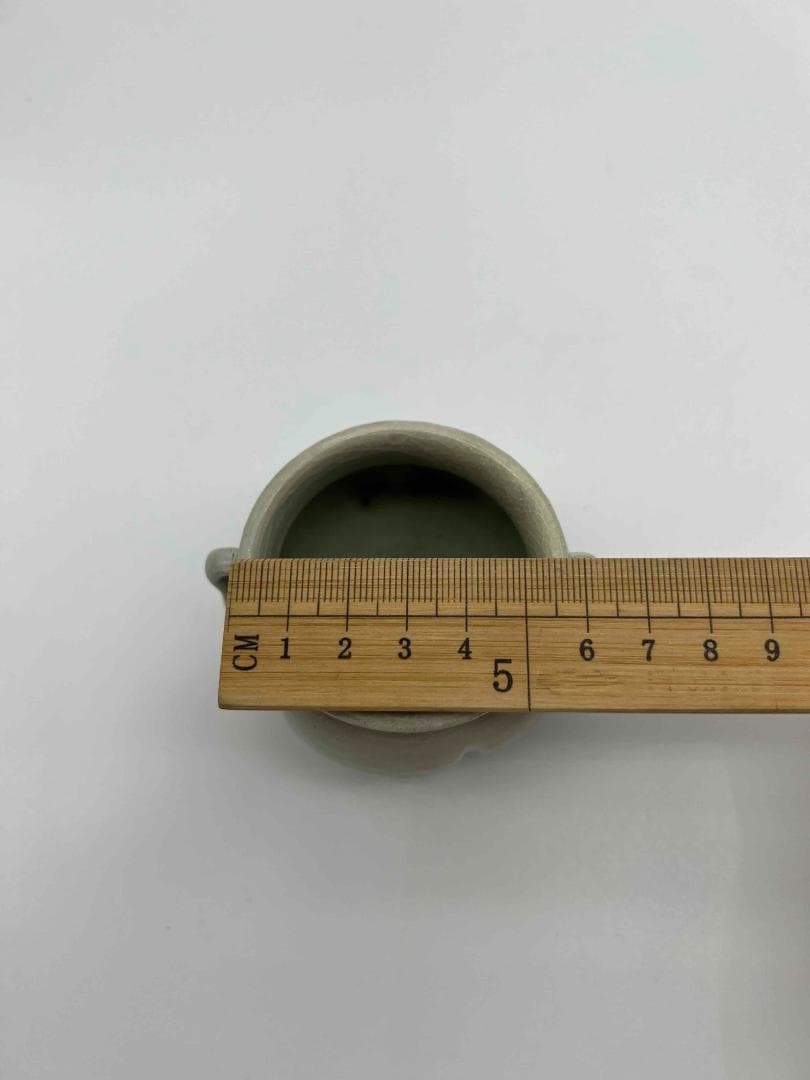 宋時代 定窯 白磁瓜形双耳壺 茶入 茶道具 水指 水差し 唐