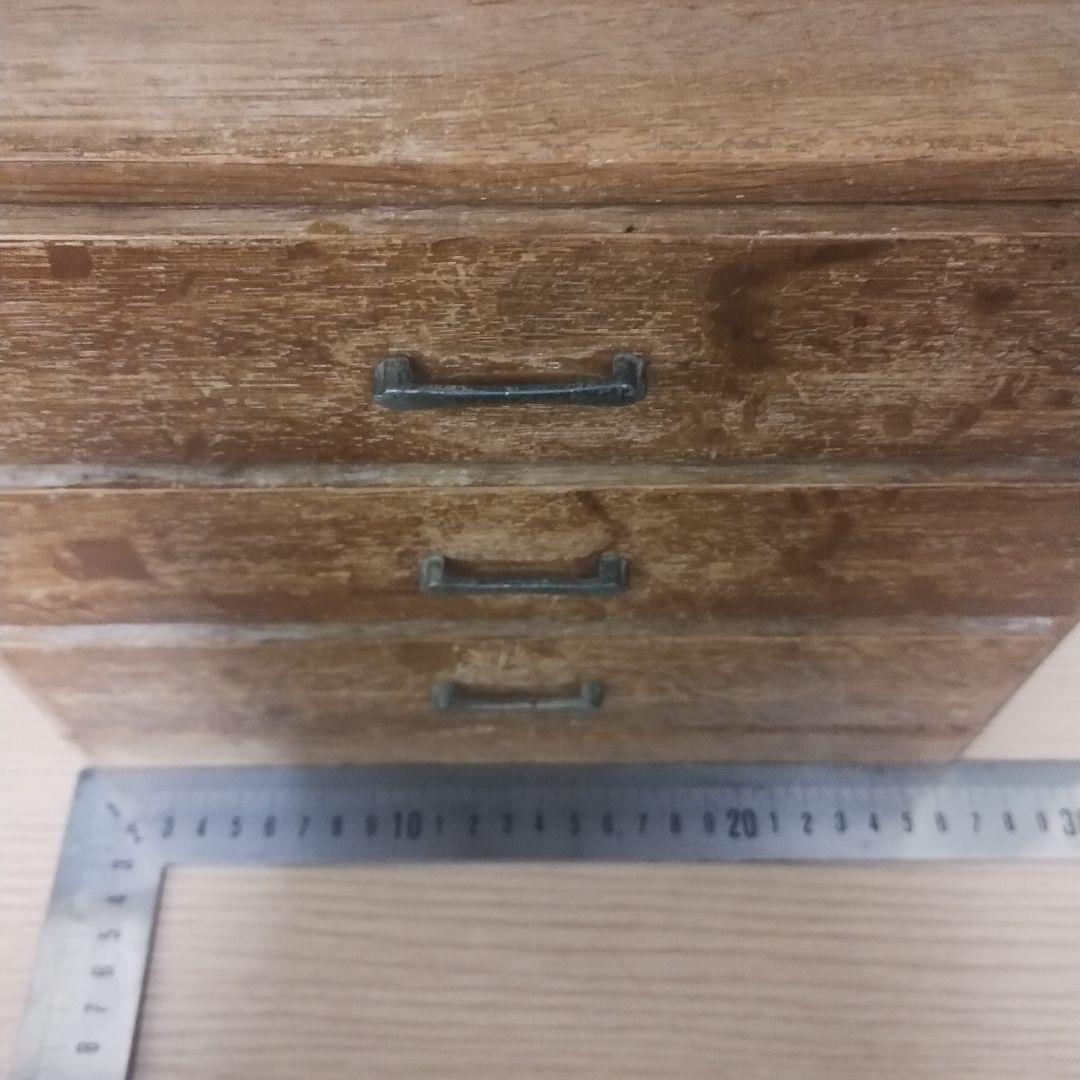 ロールトップダンス 3引き出し 木製